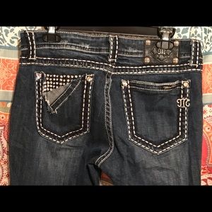 EUC Miss Me Skinny Jeans 33x33